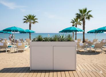 Mobile Contenitore Vano Porta Piante copri bidoni