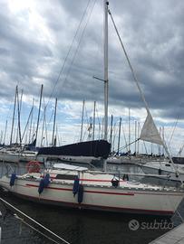 Barca a vela con deriva mobile
