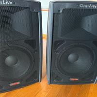 Casse audio FBT + Audio design + sub peavey+mixebt