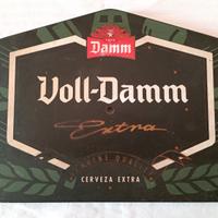 Targa Cartello Voll-Damm Birra Spagnola in legno