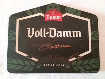 Targa Cartello Voll-Damm Birra Spagnola in legno