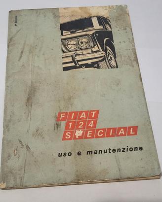 Libretto uso e manutenzione 124 special 1970