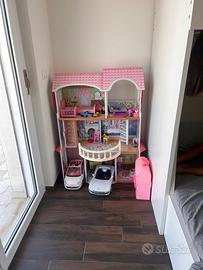 Casa Barbie grande + auto, Barbie e accessori