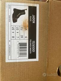 dr martens jadon black polished smooth 39