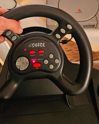 sterzo e pedaliera per playstation 1