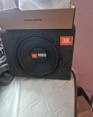 SUBWOOFER 1000W CON CASSA JBL
