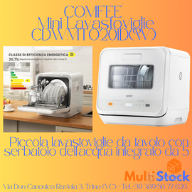 COMFEE' Mini Lavastoviglie mod. CDWMTO201D(W)