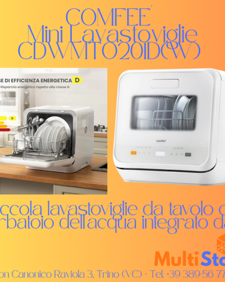 COMFEE' Mini Lavastoviglie mod. CDWMTO201D(W)