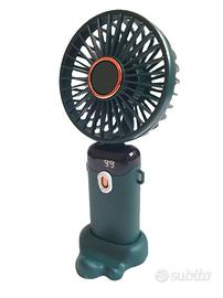 Mini ventilatore portatile 19cm con Display USB-C