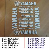 Kit adesivi bianchu Yamaha di varie misure
