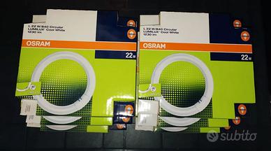 Lotto 6 circoline neon - lampade osram