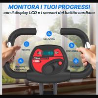 Cyclette pieghevole da casa