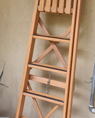 Scala in legno 6 gradini 180x50