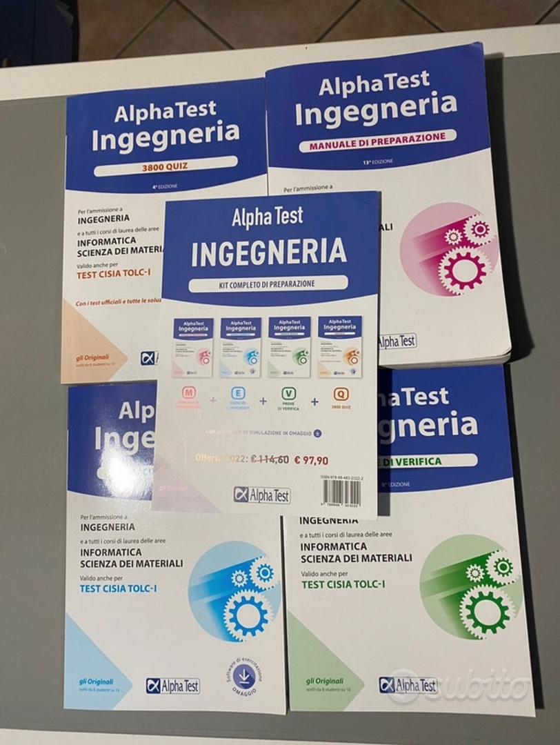 Kit completo di preparazione Alpha Test Ingegneria - Libri e Riviste In  vendita a Terni