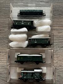 Set di 5 vagoncini fleishmann