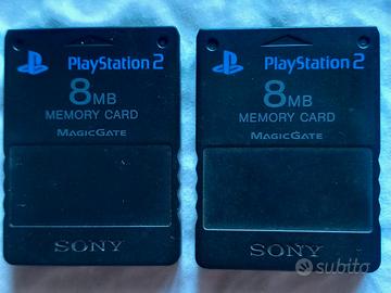 due memory card play station 2