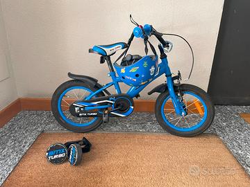 Bicicletta con rotelle 3-6 anni