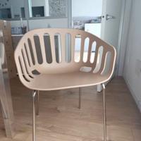 SEDIE CASA- UFFICIO COLORE BEIGE - MODELLO BASKET