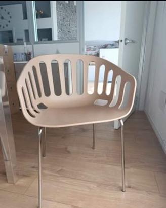 SEDIE CASA- UFFICIO COLORE BEIGE - MODELLO BASKET