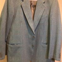 Giacca elegante lana verde 50 uomo