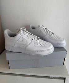 Nike Air Force 1 Uomo 43 Bianche Nuove