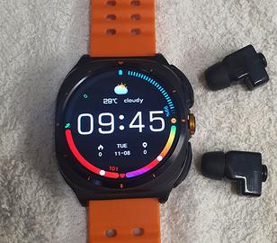 Smartwatch gt98 con auricolari incorporati