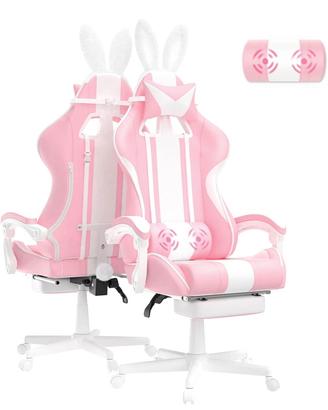 Sedia gaming rosa