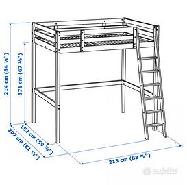 Letto soppalco Ikea