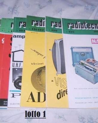Rivista radiotecnica tv , 29 pezzi