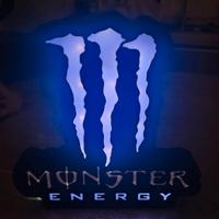 lampada led monsterenergy 