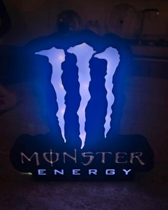lampada led monsterenergy 