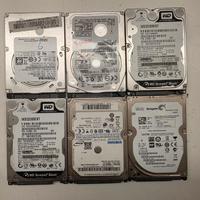 Lotto 6 HDD Sata 2,5 320Gb Hitachi Toshiba WD