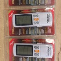 Tre telecomandi condizionatori universali