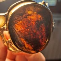 Bracciale in bronzo dorato