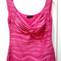 Top Nerodiamante Fucsia 46 sexy e femmimile