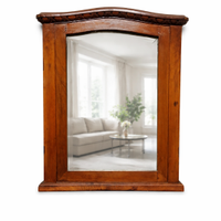 Specchio vintage in legno massello