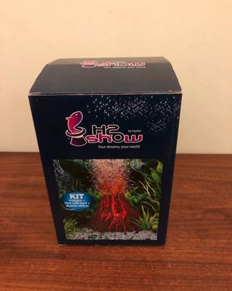 OSSIGENATORE Kit VAULCANO per Acquario con Luce LE