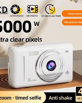 Fotocamera Digitale 4K 50MP HD Fotografia Viaggi