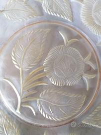 Piatto in vetro centro tavola