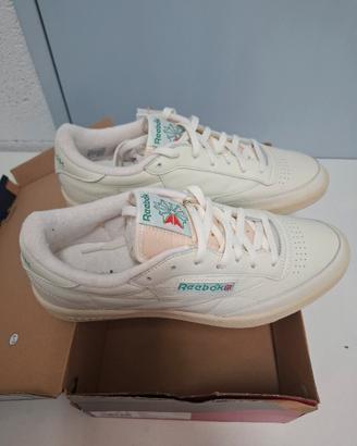 Reebok Club C 85 Vintage bianche e verdi N. 45,5