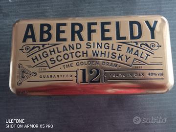 scatola di latta whisky 