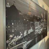 Quadro Parigi di notte con cornice