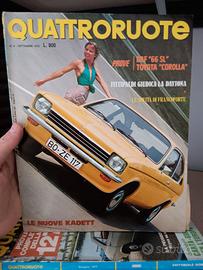 Riviste quattroruote anni 71-72-73