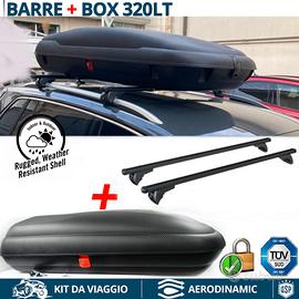 Baule Box 320Lt + BARRE Portatutto per Jaecoo 7