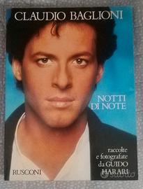 Libro Notti di note Claudio Baglioni