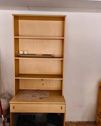libreria scrivania 