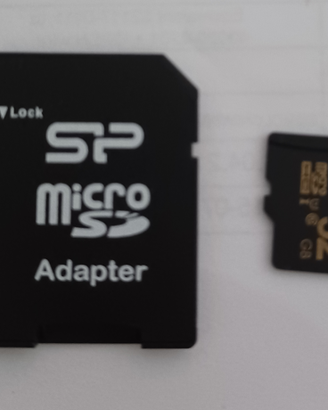 Micro SD 32GB SP con Adattatore - NUOVA