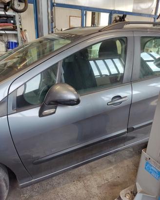 Porta anteriore sx nuda PEUGEOT 308 del 2010