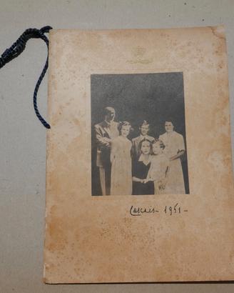 1951 Calendario Unione Monarchica Italiana Umberto