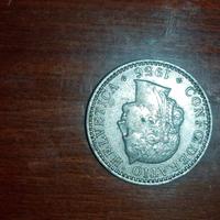 20 Rappen Svizzera 1956-moneta da collezione